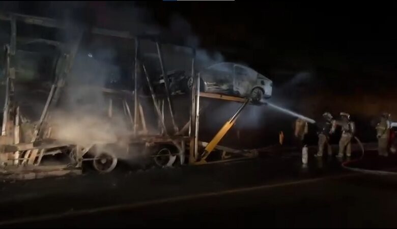 Autopista Siglo XXI, Incendio, Mújica