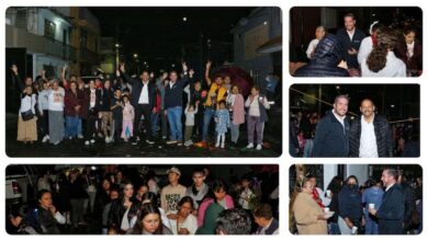 Hugo Servín en posada navideña