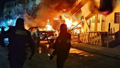 Policía Morelia, Villas del Pedregal, Incendio