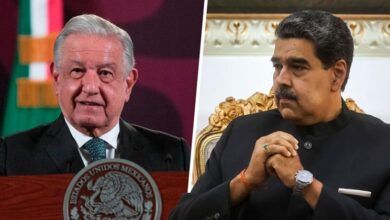 AMLO y Nicolás Maduro