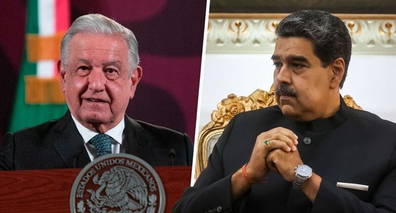 AMLO y Nicolás Maduro