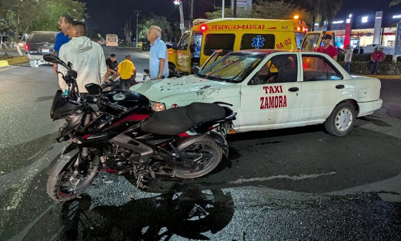 Zamora, Accidente de Tránsito