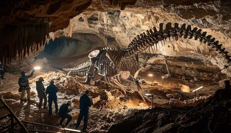 Fósil inédito de dinosaurio