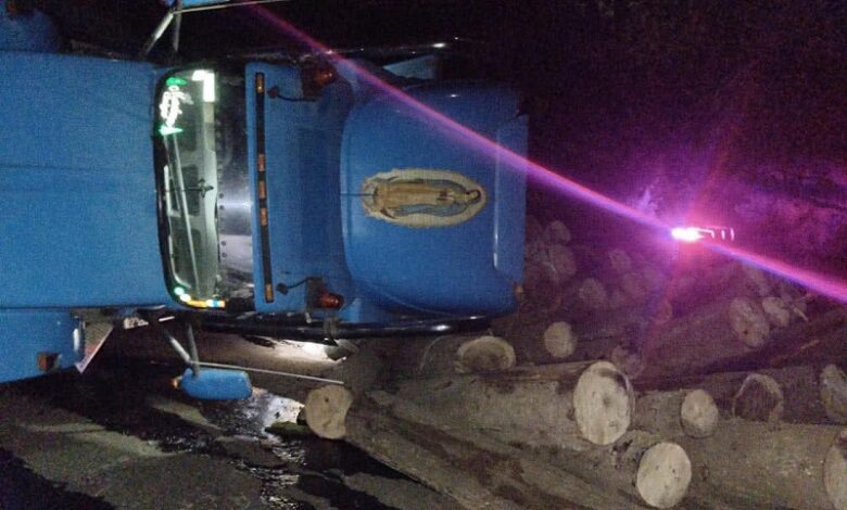 Inseguridad Vial, Zitácuaro, Volcadura
