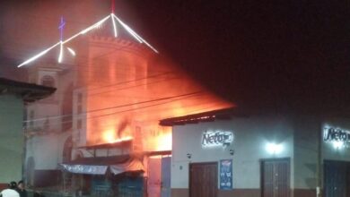 Incendio en Uruapan