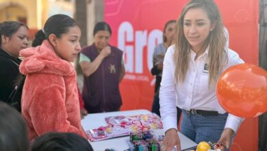 Grecia Aguilar, Angangueo, Movilidad, Infancia