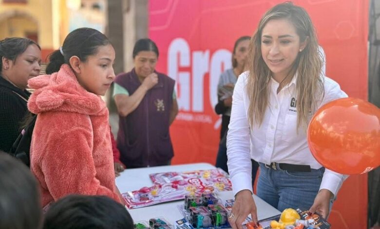 Grecia Aguilar, Angangueo, Movilidad, Infancia