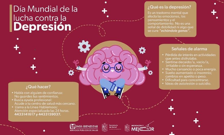 Día Mundial de la Lucha contra la Depresión, Michoacán