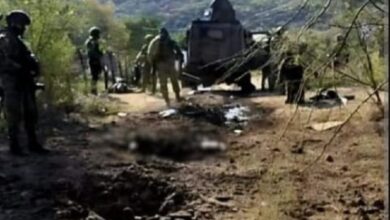 Aquila, Michoacán, mina terrestre