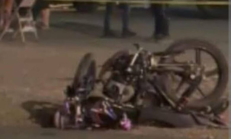 Accidente de motocicleta