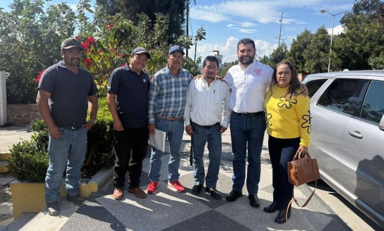 Octavio Ocampo en recorrido