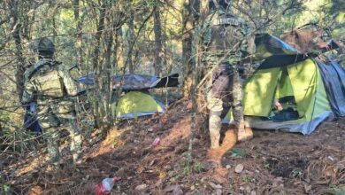 Campamento clandestino