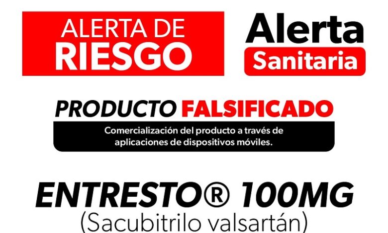 Cofepris, Alerta sanitaria, Medicamento falsificado