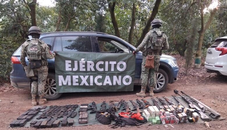 Ejército Mexicano, aseguramiento