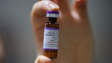 sarampión, vacunación