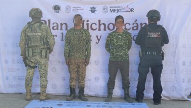 Apatzingán, detenidos, célula delictiva