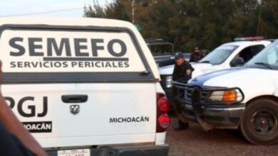 Camioneta del Semefo