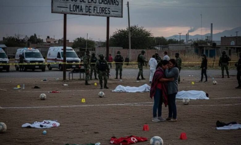 Ataque armado contra jugadores de fútbol en Salamanca, Guanajuato, deja 11 muertos