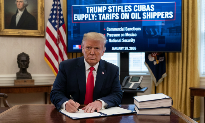 Impondrá sanciones E.U.A. a quien suministre petróleo a Cuba