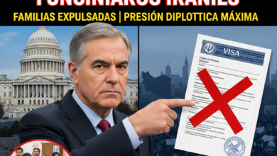 Estados Unidos retira visas a funcionarios iraníes y sus familias que viven en Norteamérica