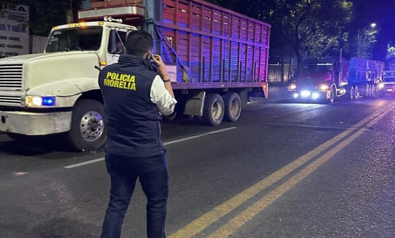 Morelia, bloqueos viales