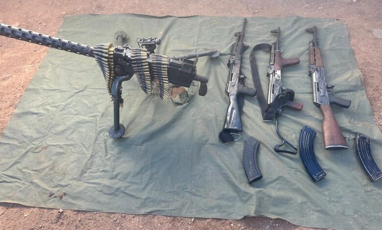 Marcos Castellanos, aseguramiento, armas de fuego, vehículos blindados