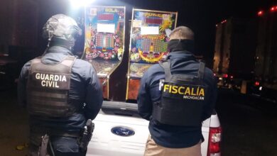 Maravatío, cateos, máquinas tragamonedas