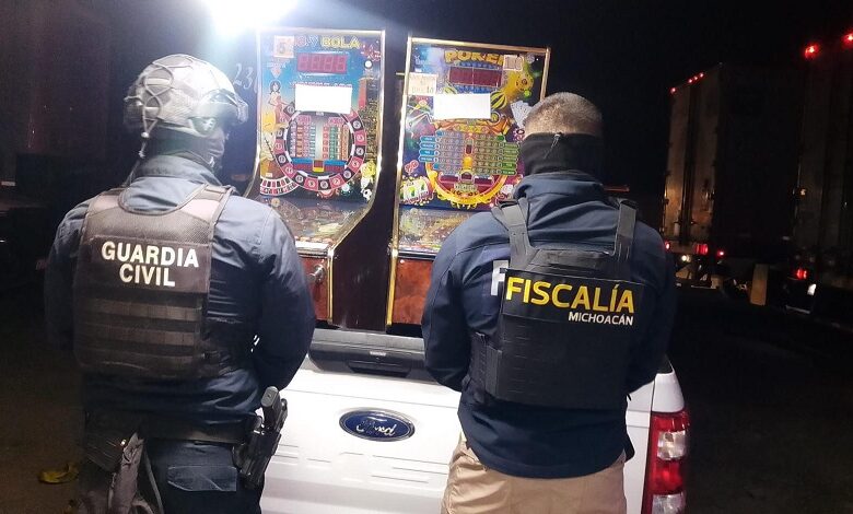 Maravatío, cateos, máquinas tragamonedas