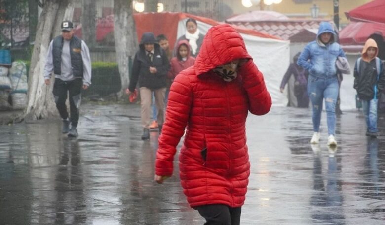 Frente frío, Lluvias, México