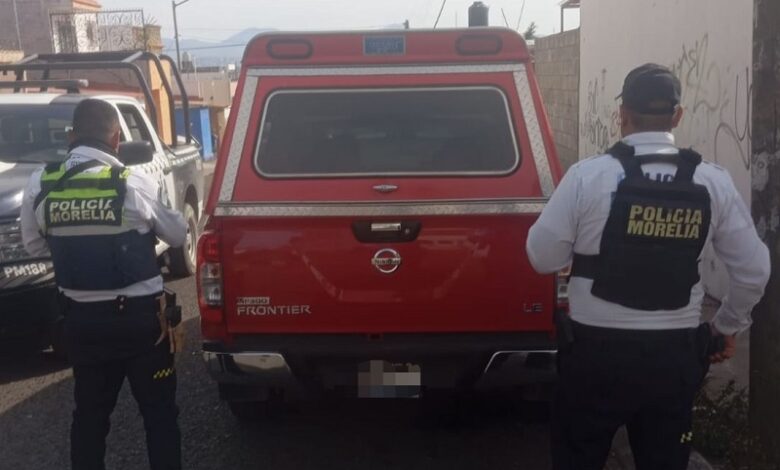 Policía Morelia, robo de vehículo, recuperación