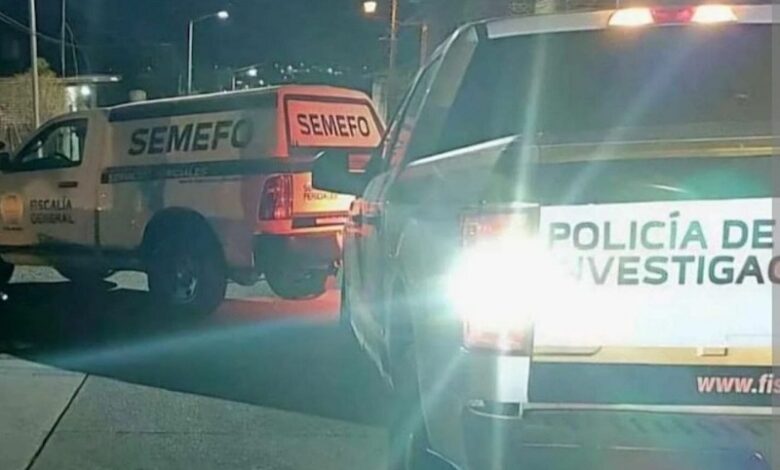 Camionetas del Semefo y la FGE