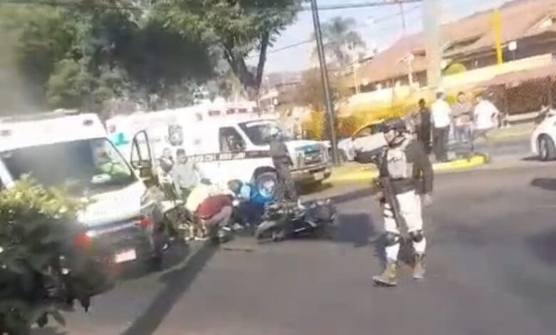 Accidente de motocicleta