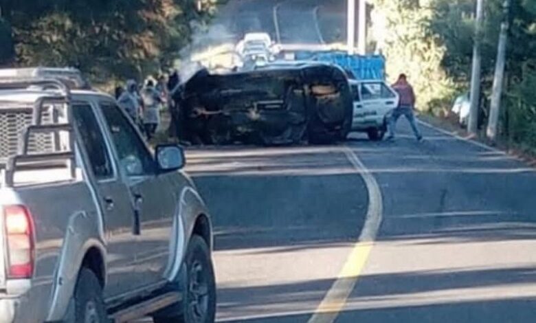 Tacámbaro, Opopeo, accidente vial