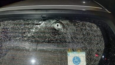 Auto baleado