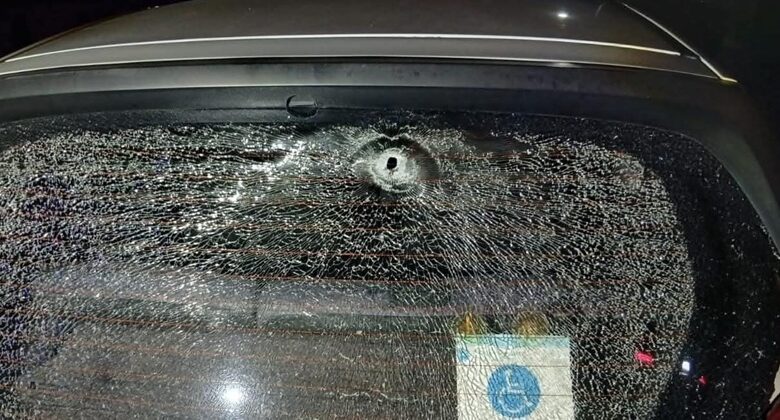 Auto baleado