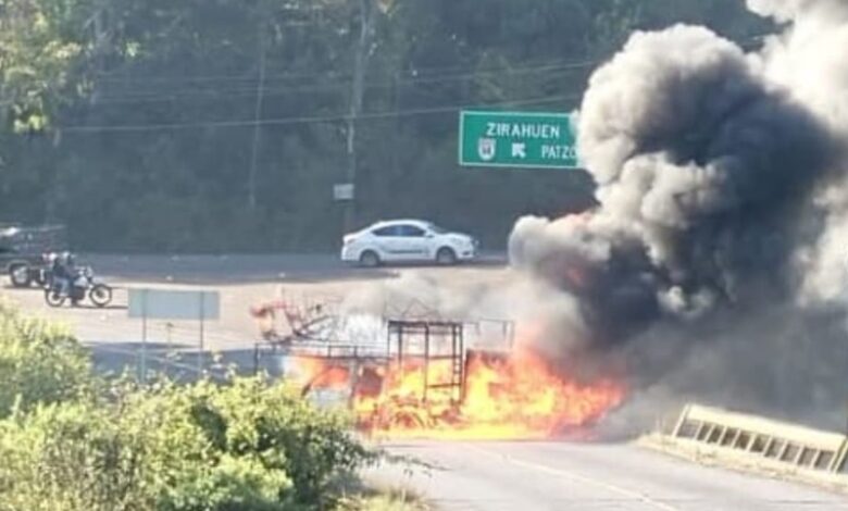 Bloqueos en Michoacán