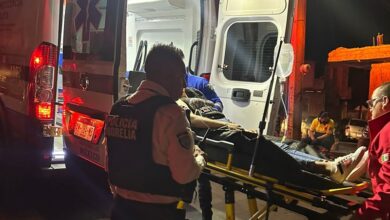 Herida y ambulancia