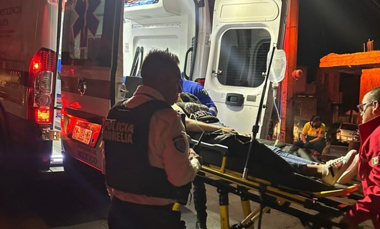 Herida y ambulancia