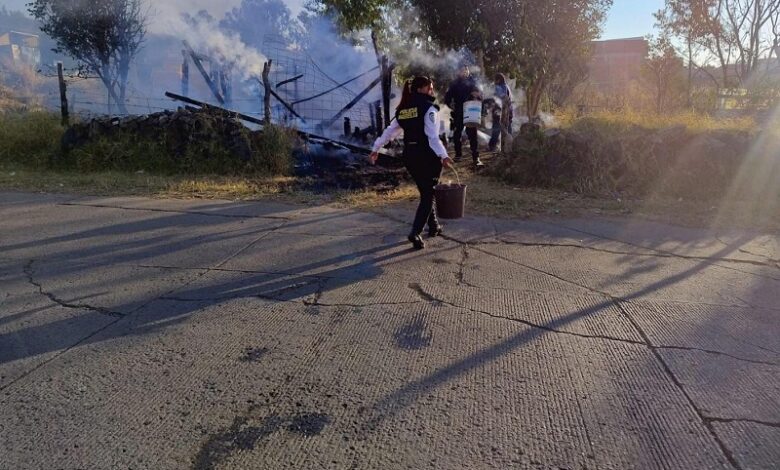 Morelia, San Isidro Itzícuaro, Incendio
