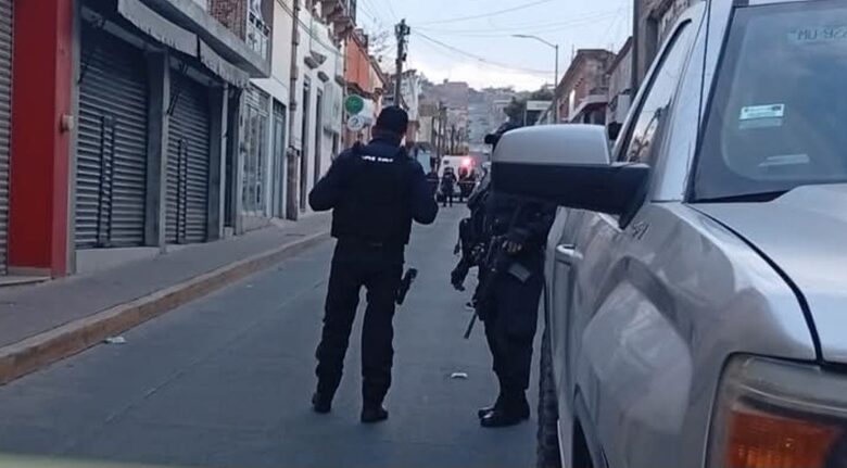 Policías en La Piedad