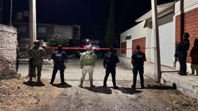 Zona acordonada en Querémdaro