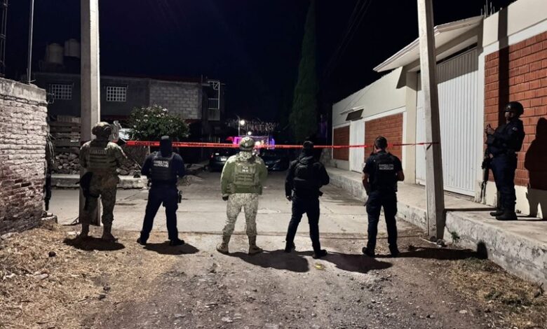 Zona acordonada en Querémdaro