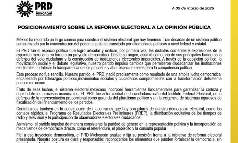 PRD Michoacán