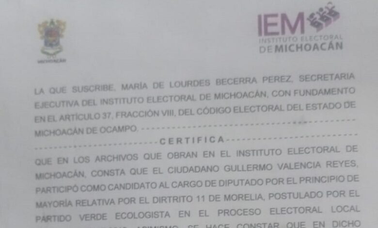 PRI Michoacán, Manolo García Paulín, Guillermo Valencia
