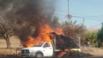 incendio vehicular, Huetamo, San Lucas