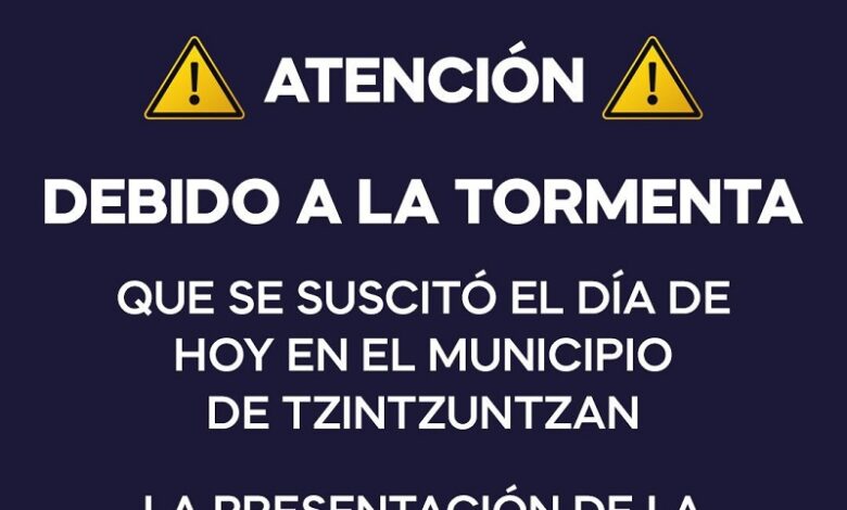 K’uínchekua, tormenta, reprogramación