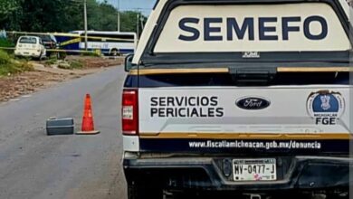 Camioneta del Semefo