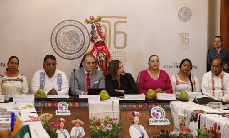 Diputados anuncian la Feria del Geranio