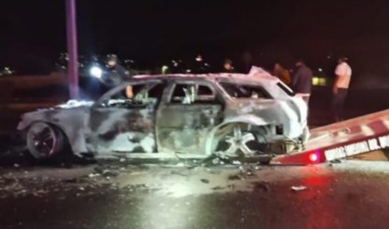 Zinapécuaro, Incendio de vehículo