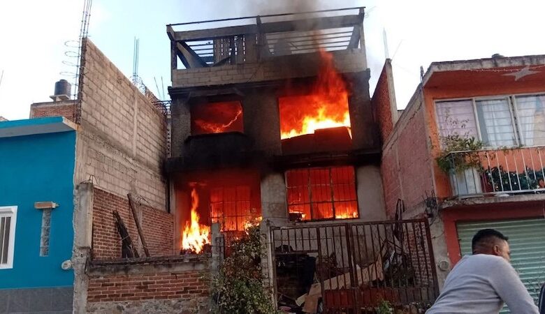 Incendio en casa
